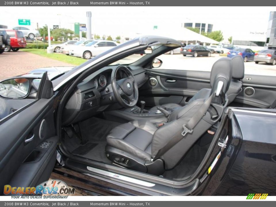 2008 BMW M3 Convertible Jet Black / Black Photo #11