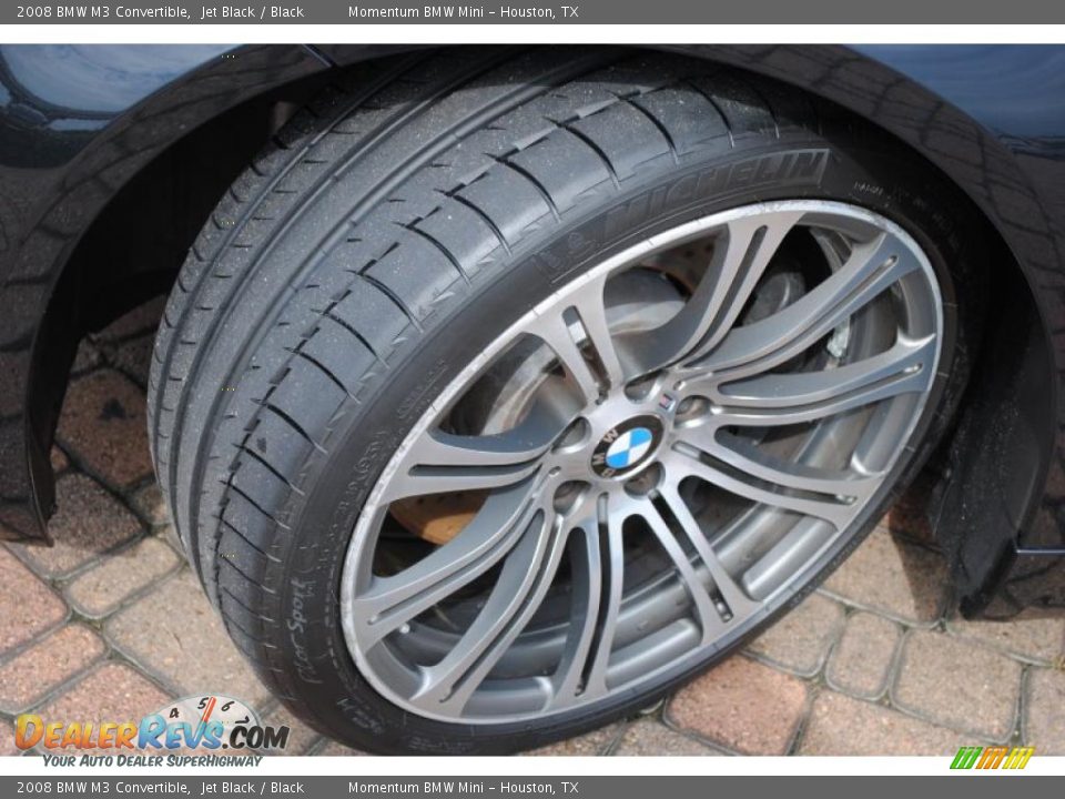 2008 BMW M3 Convertible Jet Black / Black Photo #16