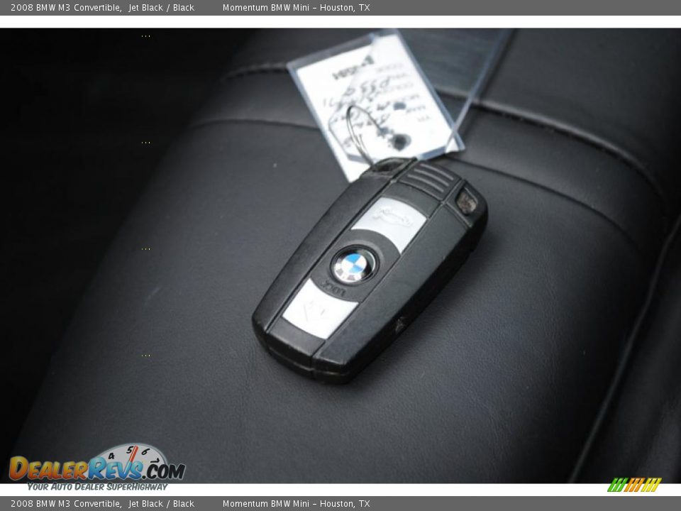 2008 BMW M3 Convertible Jet Black / Black Photo #20