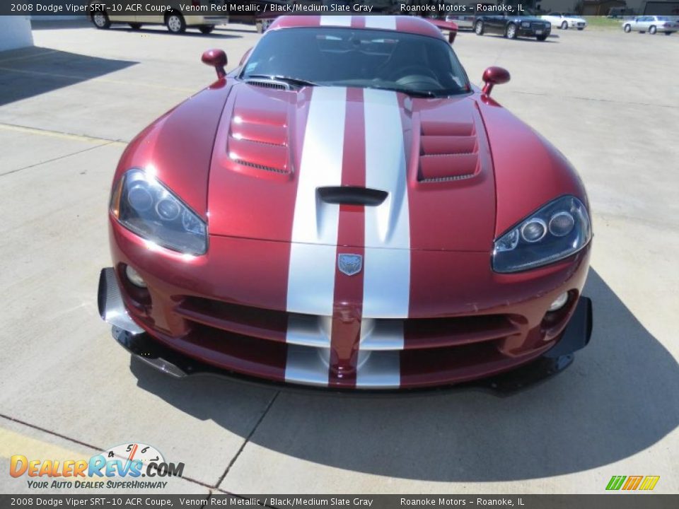 2008 Dodge Viper SRT-10 ACR Coupe Venom Red Metallic / Black/Medium Slate Gray Photo #2
