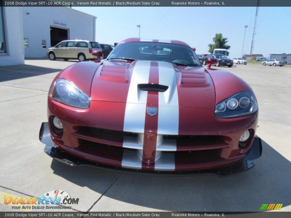 2008 Dodge Viper SRT-10 ACR Coupe Venom Red Metallic / Black/Medium Slate Gray Photo #3