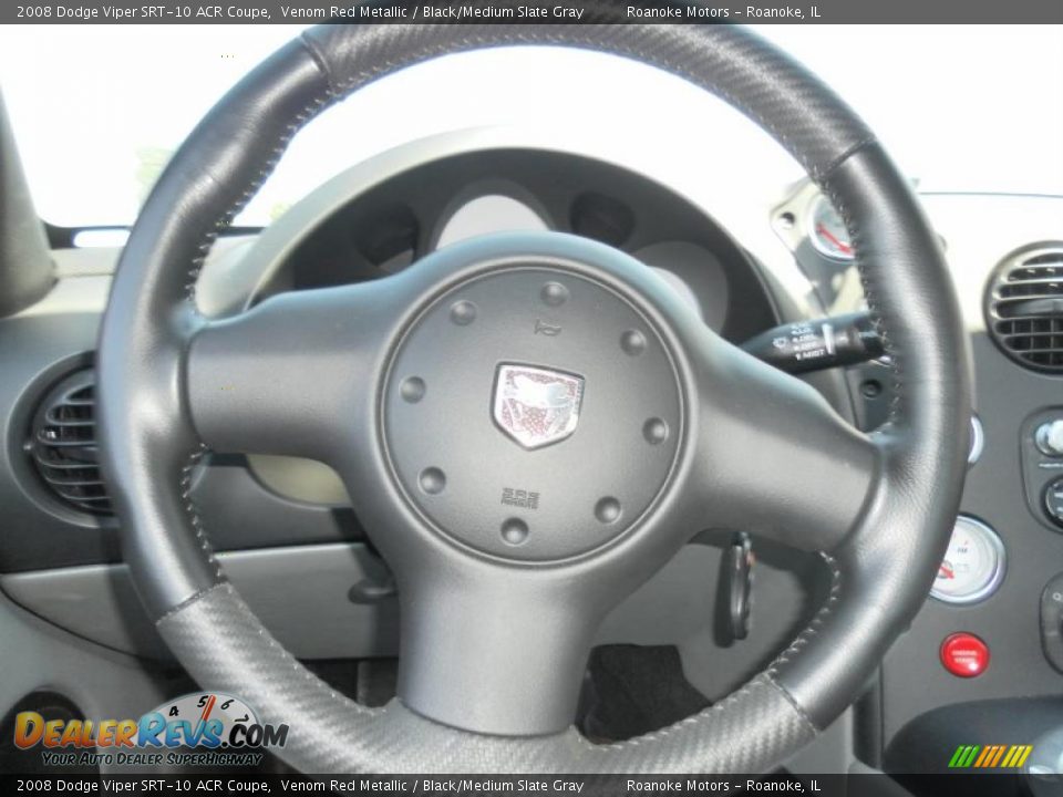 2008 Dodge Viper SRT-10 ACR Coupe Venom Red Metallic / Black/Medium Slate Gray Photo #12