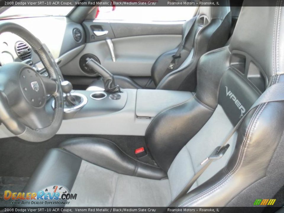 2008 Dodge Viper SRT-10 ACR Coupe Venom Red Metallic / Black/Medium Slate Gray Photo #15