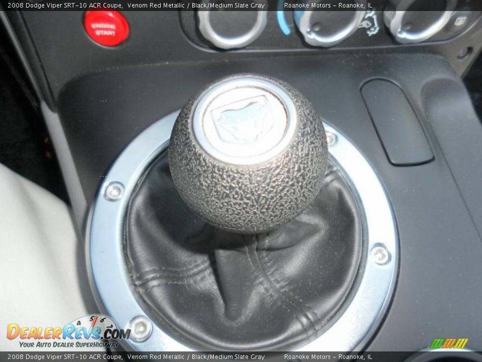 2008 Dodge Viper SRT-10 ACR Coupe Venom Red Metallic / Black/Medium Slate Gray Photo #20