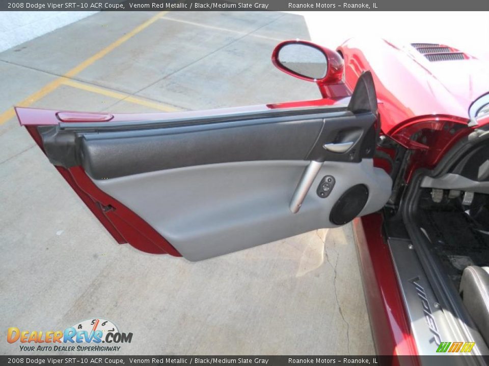 2008 Dodge Viper SRT-10 ACR Coupe Venom Red Metallic / Black/Medium Slate Gray Photo #21