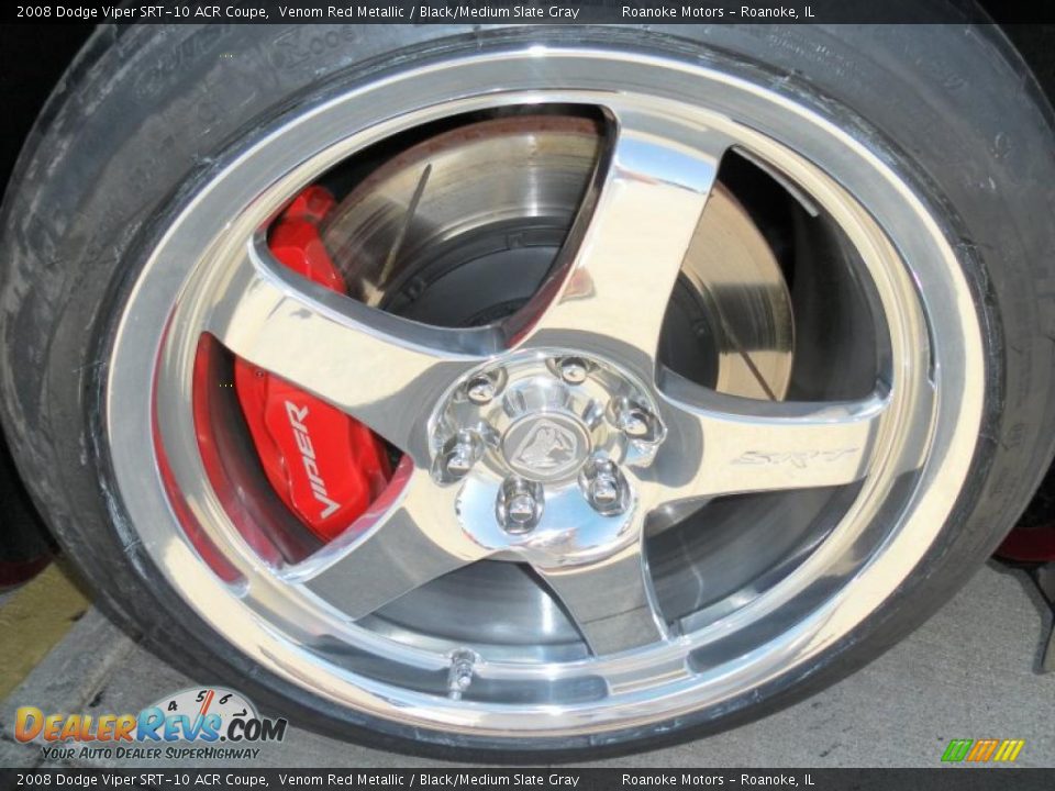 2008 Dodge Viper SRT-10 ACR Coupe Venom Red Metallic / Black/Medium Slate Gray Photo #23