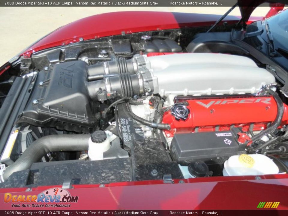 2008 Dodge Viper SRT-10 ACR Coupe Venom Red Metallic / Black/Medium Slate Gray Photo #24