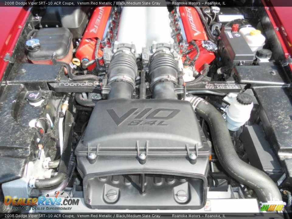 2008 Dodge Viper SRT-10 ACR Coupe Venom Red Metallic / Black/Medium Slate Gray Photo #25