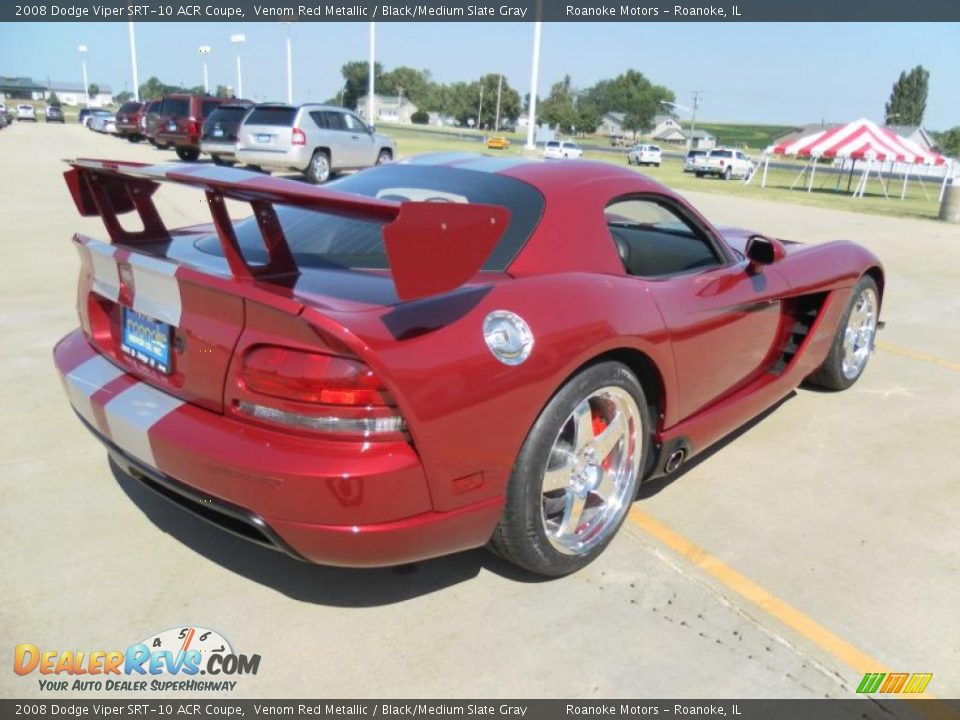 2008 Dodge Viper SRT-10 ACR Coupe Venom Red Metallic / Black/Medium Slate Gray Photo #27