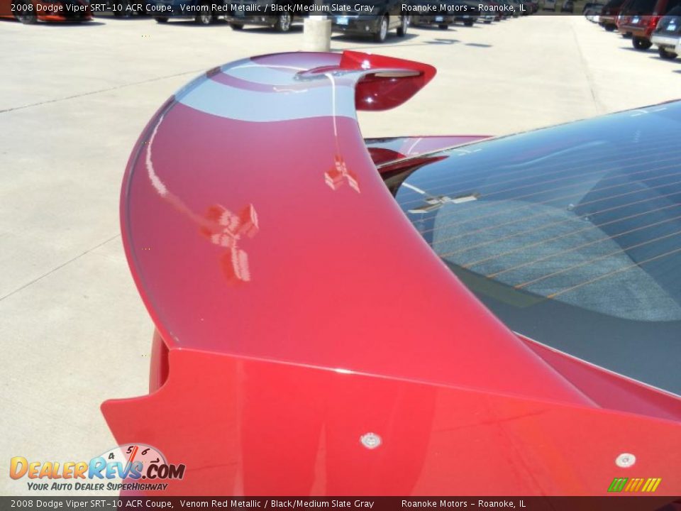 2008 Dodge Viper SRT-10 ACR Coupe Venom Red Metallic / Black/Medium Slate Gray Photo #29