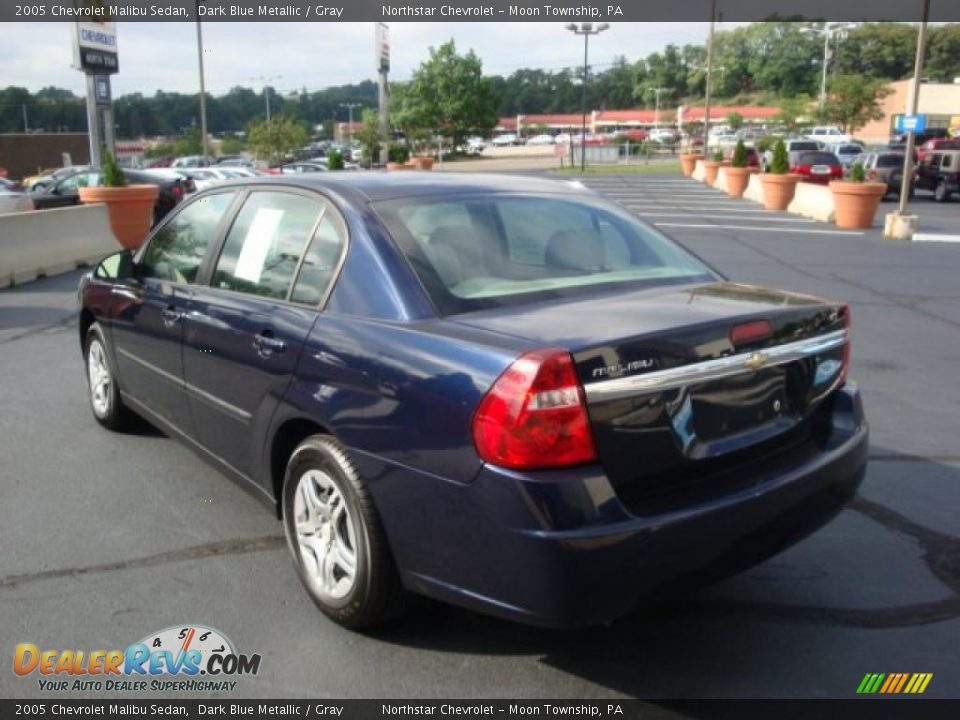 2005 Chevrolet Malibu Sedan Dark Blue Metallic / Gray Photo #5