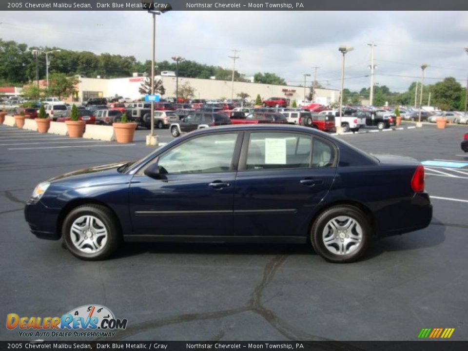 2005 Chevrolet Malibu Sedan Dark Blue Metallic / Gray Photo #6
