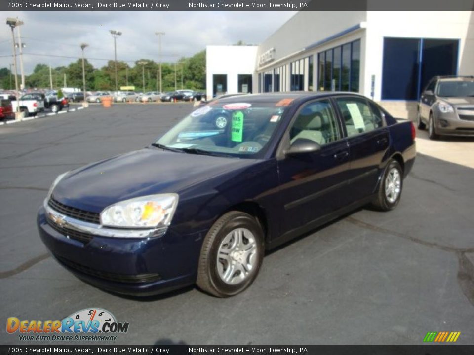 2005 Chevrolet Malibu Sedan Dark Blue Metallic / Gray Photo #7