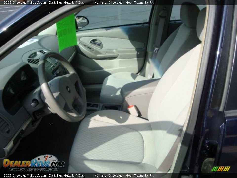 2005 Chevrolet Malibu Sedan Dark Blue Metallic / Gray Photo #10