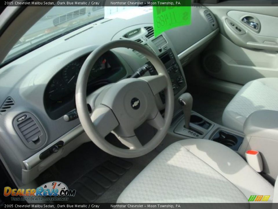 2005 Chevrolet Malibu Sedan Dark Blue Metallic / Gray Photo #15
