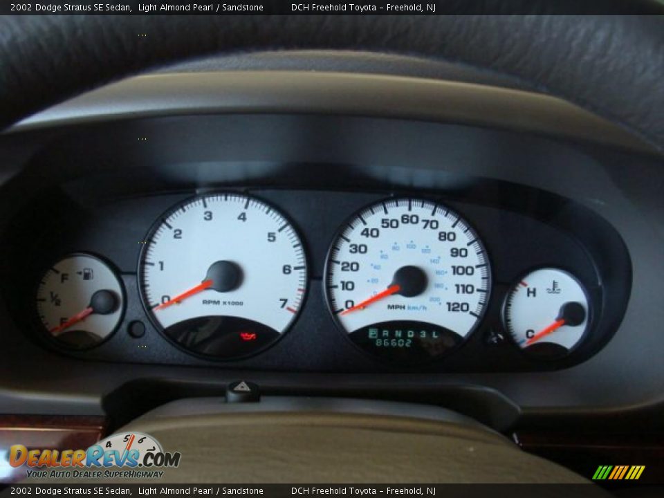 2002 Dodge Stratus SE Sedan Light Almond Pearl / Sandstone Photo #19