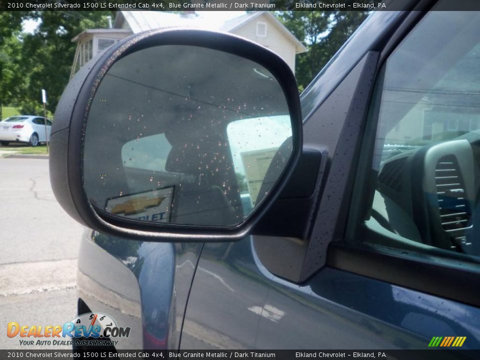 2010 Chevrolet Silverado 1500 LS Extended Cab 4x4 Blue Granite Metallic / Dark Titanium Photo #10