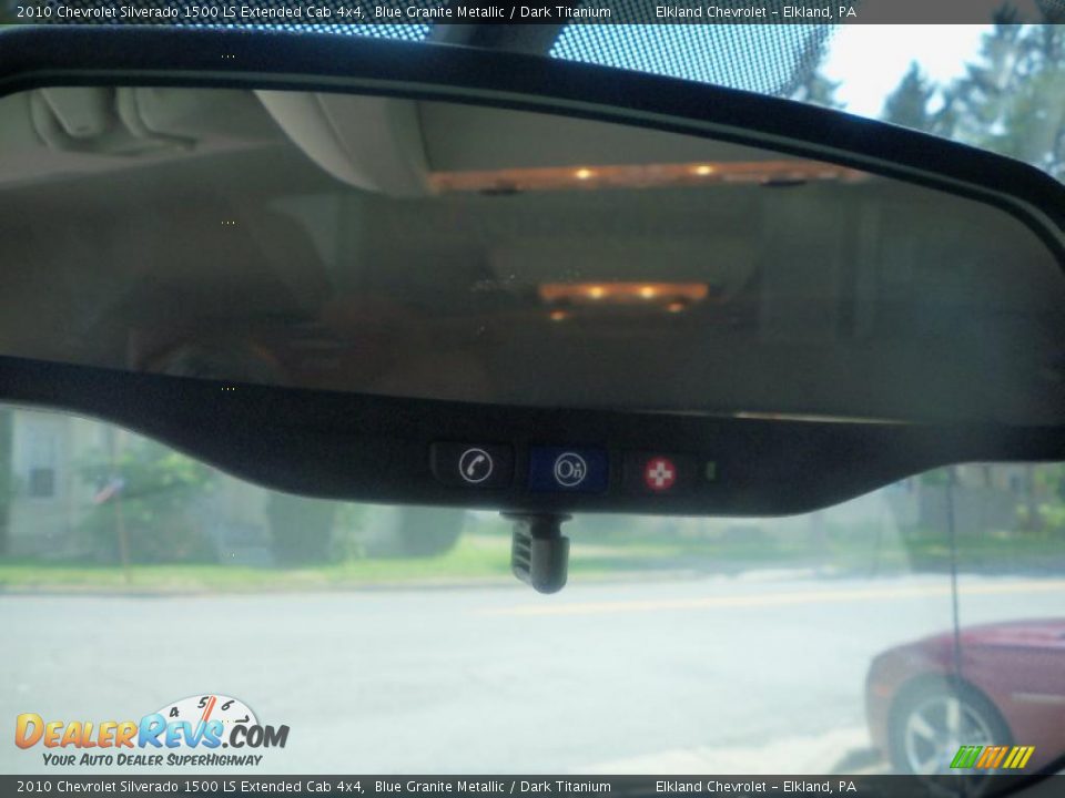 2010 Chevrolet Silverado 1500 LS Extended Cab 4x4 Blue Granite Metallic / Dark Titanium Photo #29