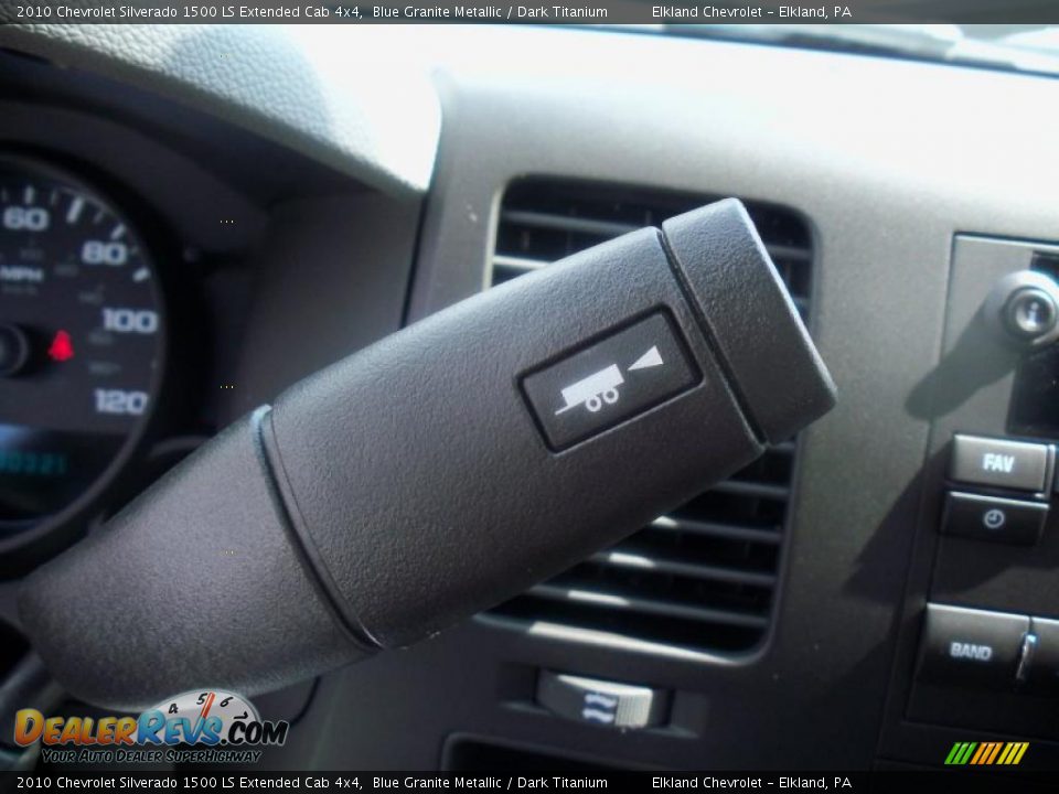 2010 Chevrolet Silverado 1500 LS Extended Cab 4x4 Blue Granite Metallic / Dark Titanium Photo #30