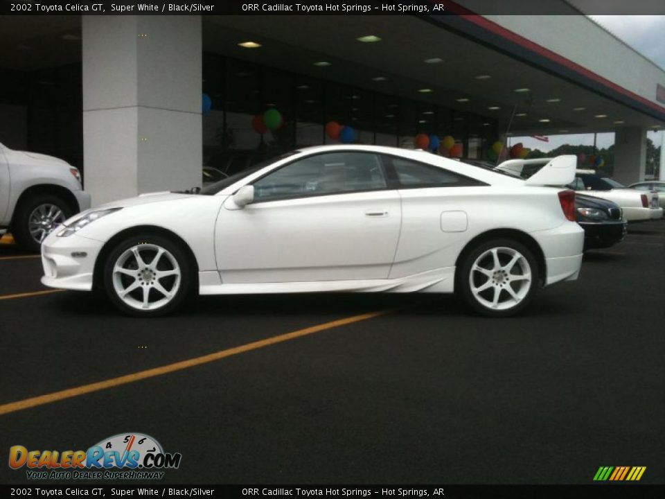 2002 Toyota Celica GT Super White / Black/Silver Photo #3