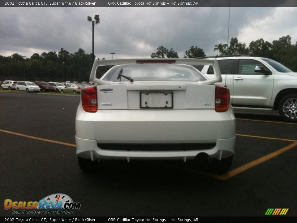 2002 Toyota Celica GT Super White / Black/Silver Photo #5