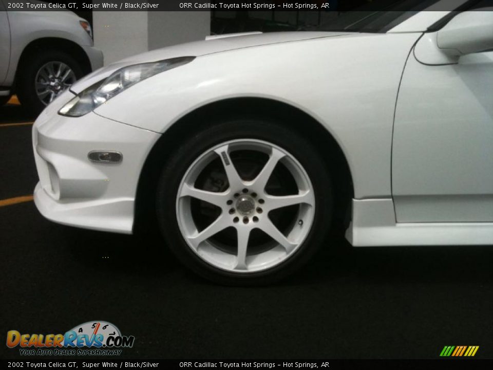 2002 Toyota Celica GT Super White / Black/Silver Photo #6