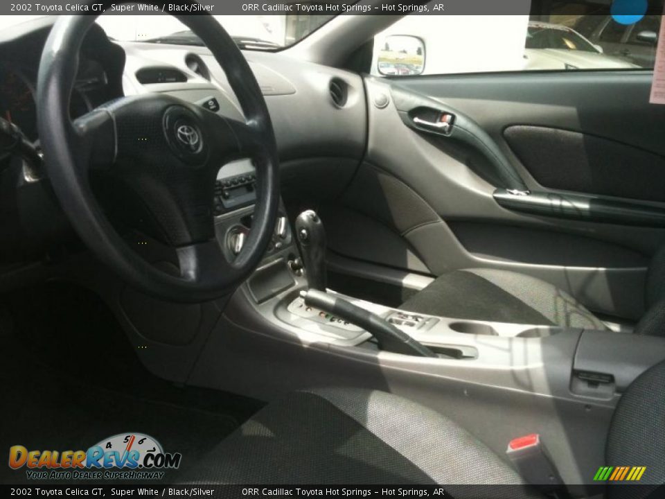 2002 Toyota Celica GT Super White / Black/Silver Photo #7
