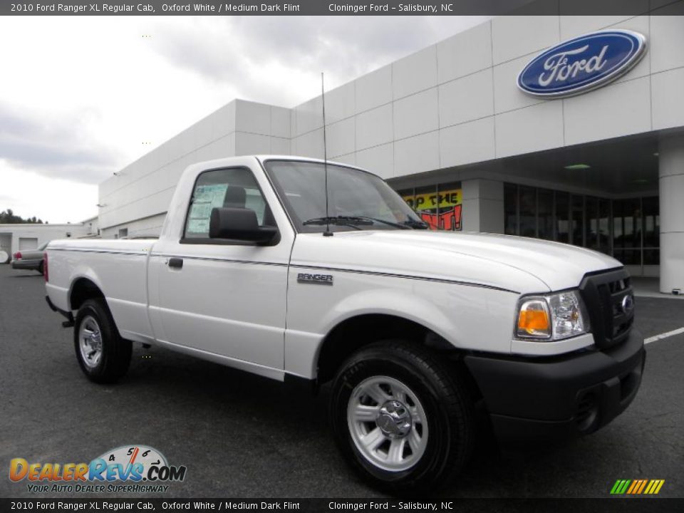 2010 Ford Ranger XL Regular Cab Oxford White / Medium Dark Flint Photo #1