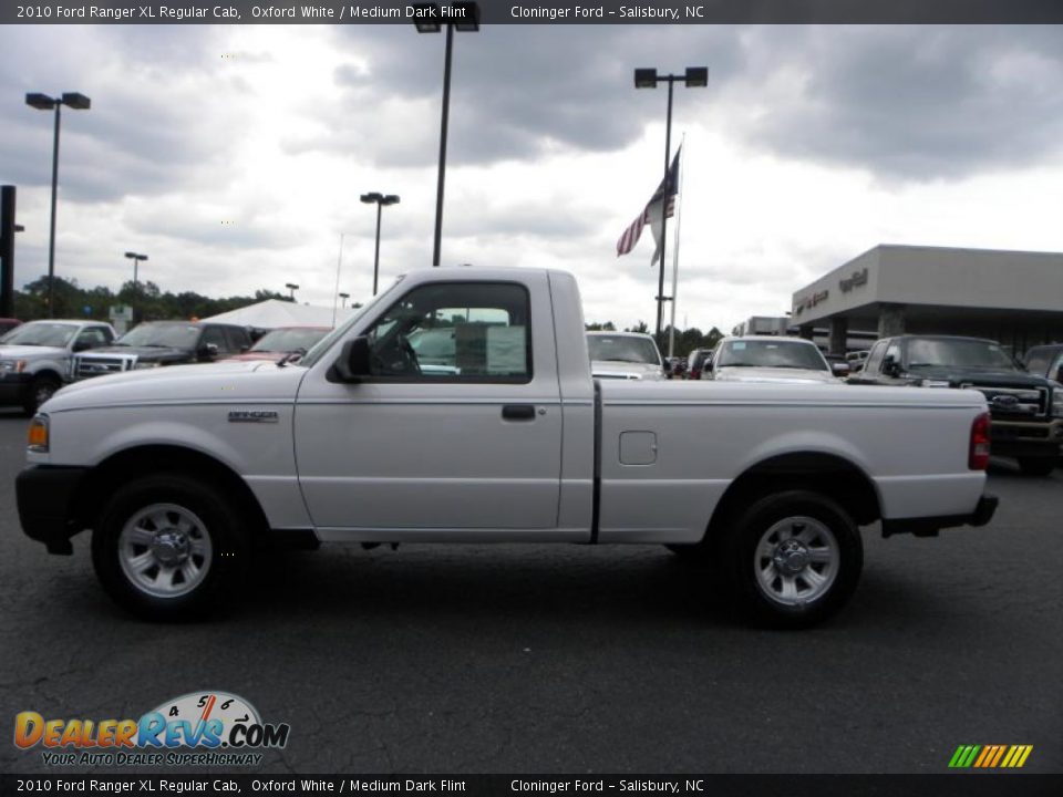 2010 Ford Ranger XL Regular Cab Oxford White / Medium Dark Flint Photo #5
