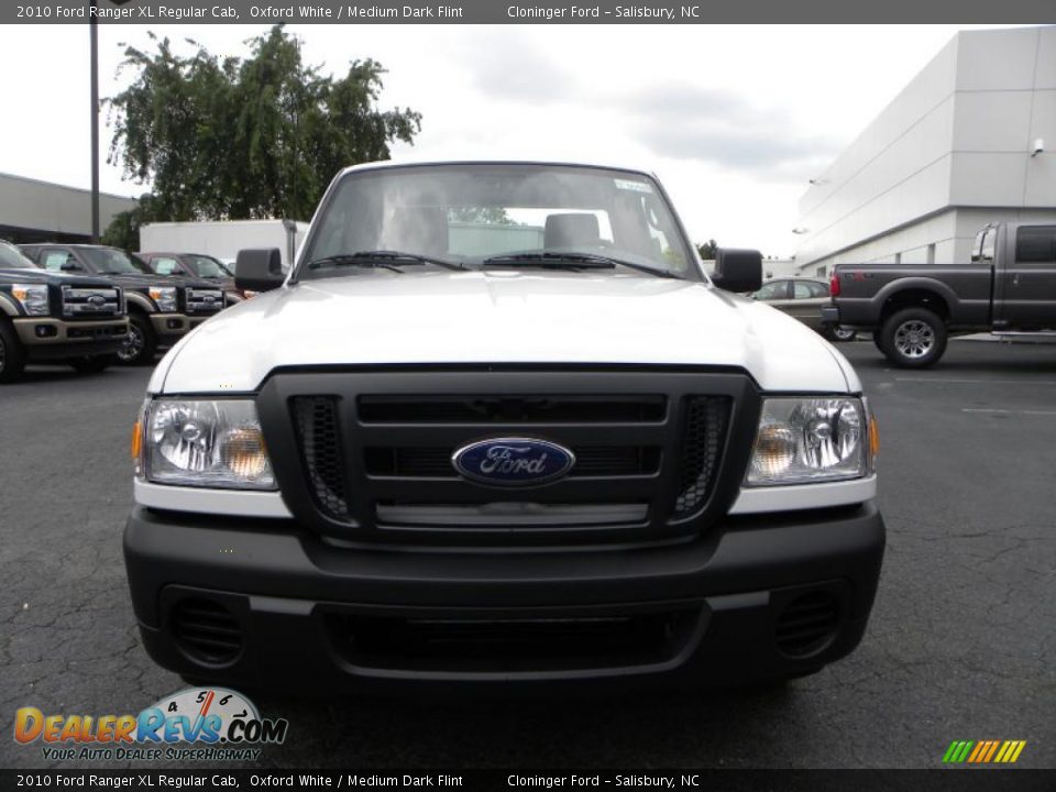 2010 Ford Ranger XL Regular Cab Oxford White / Medium Dark Flint Photo #7