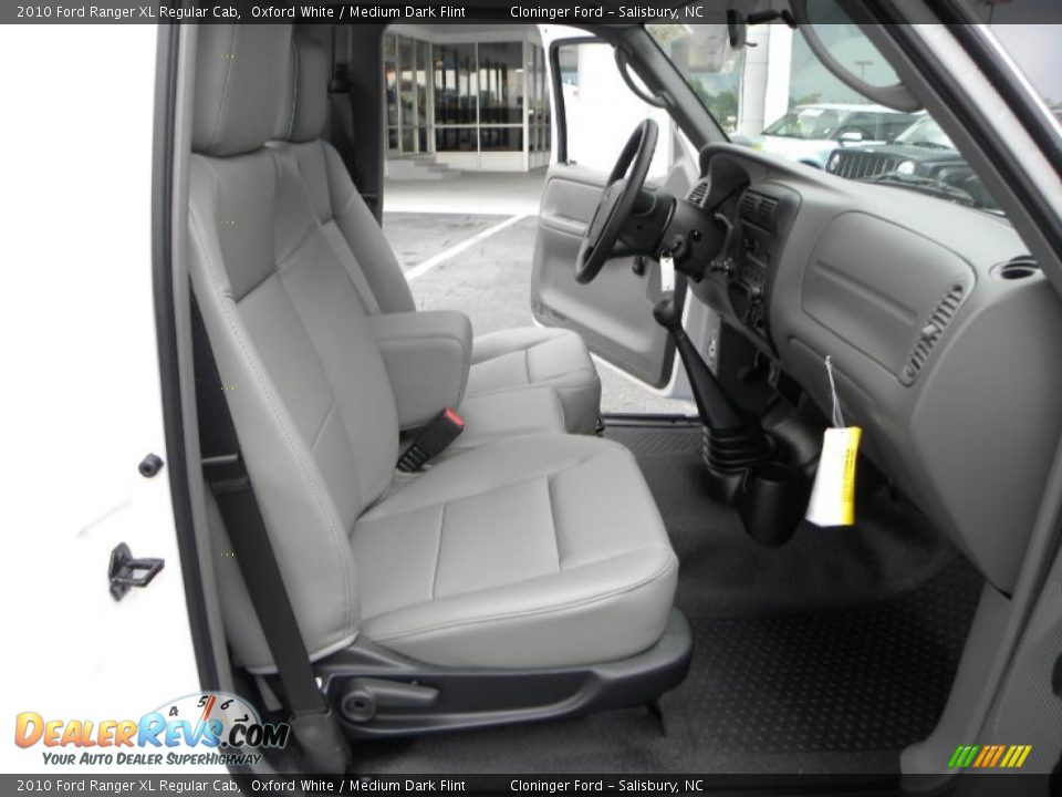 2010 Ford Ranger XL Regular Cab Oxford White / Medium Dark Flint Photo #10