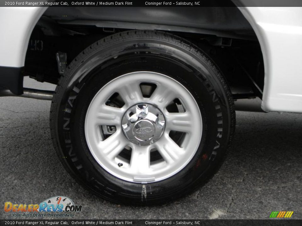 2010 Ford Ranger XL Regular Cab Oxford White / Medium Dark Flint Photo #11