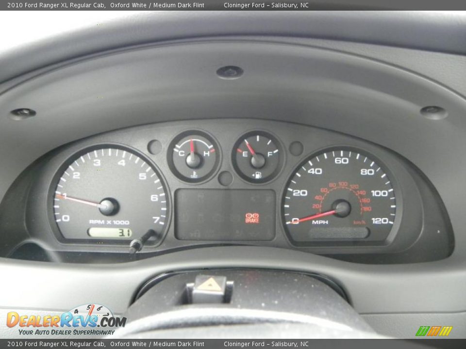 2010 Ford Ranger XL Regular Cab Oxford White / Medium Dark Flint Photo #15