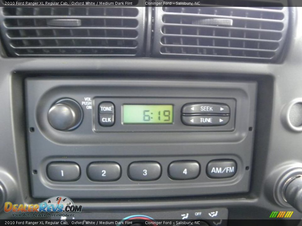 2010 Ford Ranger XL Regular Cab Oxford White / Medium Dark Flint Photo #16
