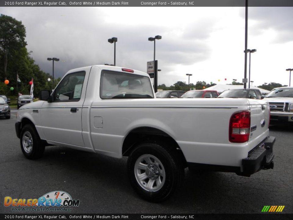 2010 Ford Ranger XL Regular Cab Oxford White / Medium Dark Flint Photo #19