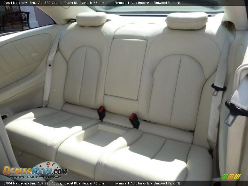 2004 Mercedes-Benz CLK 320 Coupe Cadet Blue Metallic / Stone Photo #6