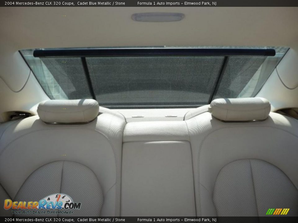 2004 Mercedes-Benz CLK 320 Coupe Cadet Blue Metallic / Stone Photo #22
