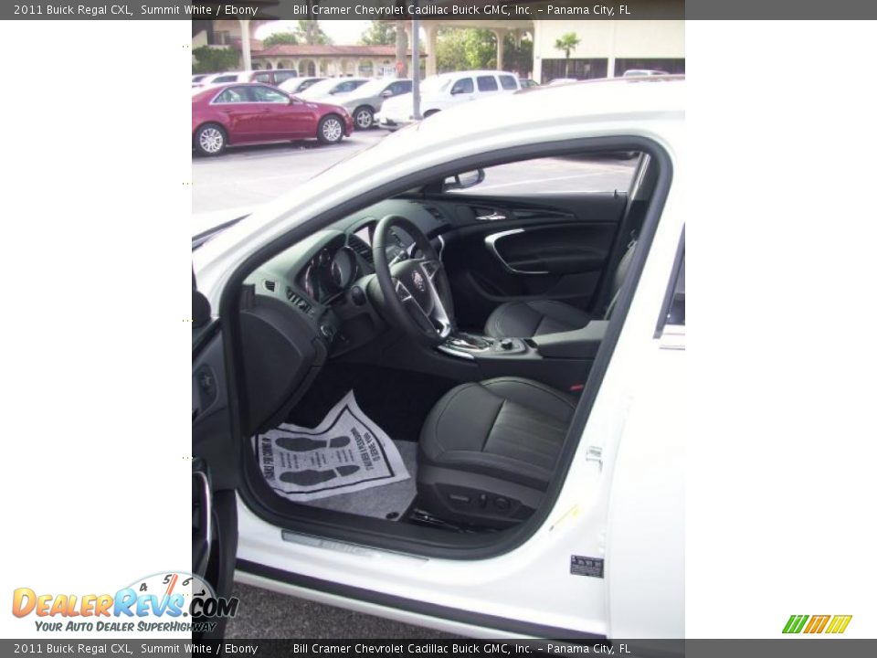 2011 Buick Regal CXL Summit White / Ebony Photo #8