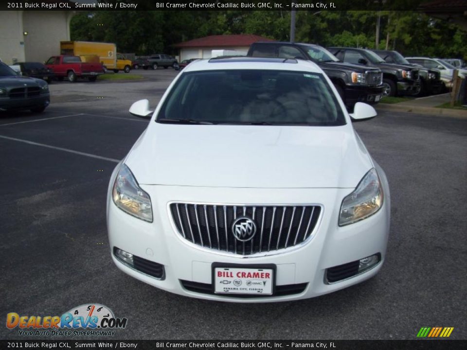 2011 Buick Regal CXL Summit White / Ebony Photo #11