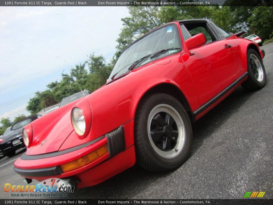 1981 Porsche 911 SC Targa Guards Red / Black Photo #1