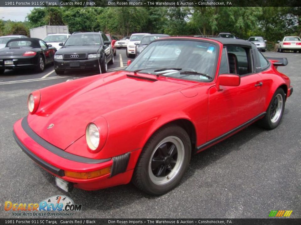 Front 3/4 View of 1981 Porsche 911 SC Targa Photo #2