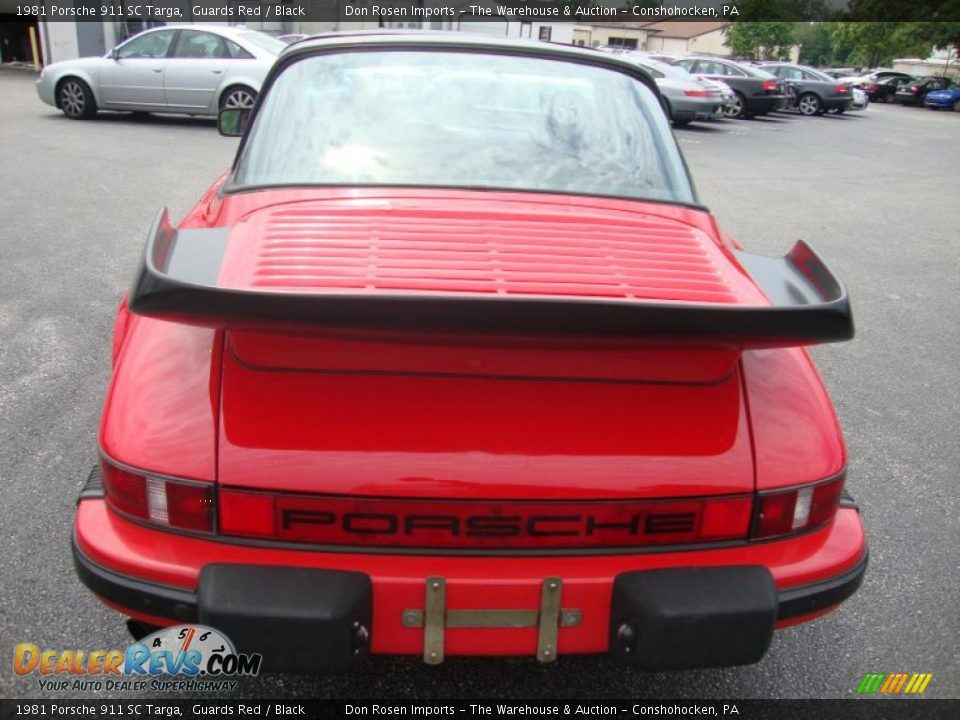 Guards Red 1981 Porsche 911 SC Targa Photo #9