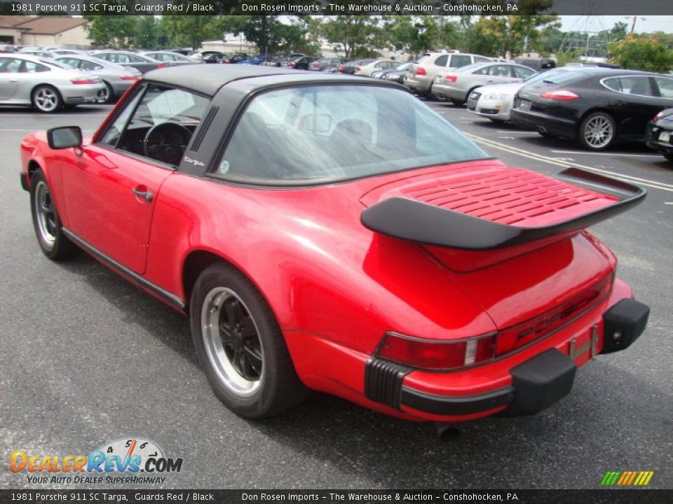 Guards Red 1981 Porsche 911 SC Targa Photo #10