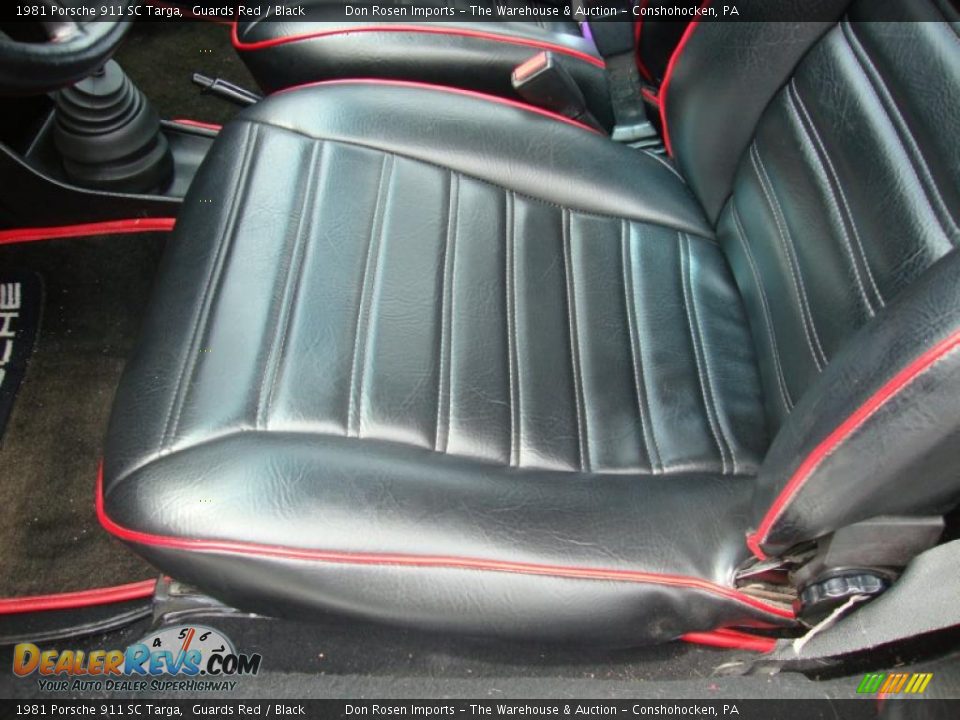 1981 Porsche 911 SC Targa Guards Red / Black Photo #15