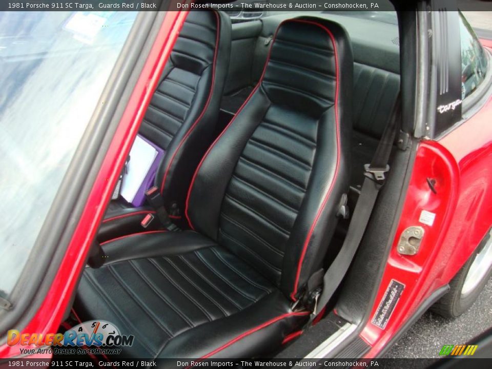 Front Seat of 1981 Porsche 911 SC Targa Photo #16