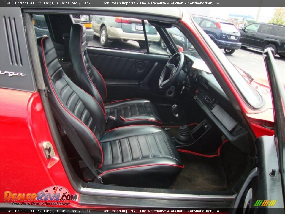 Black Interior - 1981 Porsche 911 SC Targa Photo #19