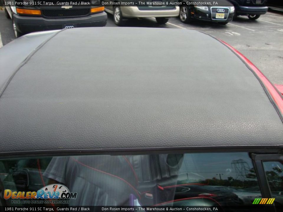 1981 Porsche 911 SC Targa Guards Red / Black Photo #22