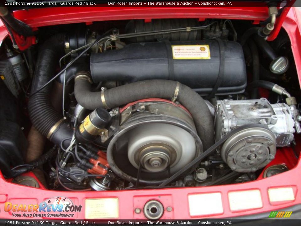 1981 Porsche 911 SC Targa 3.0 Liter SOHC 12V Flat 6 Cylinder Engine Photo #23
