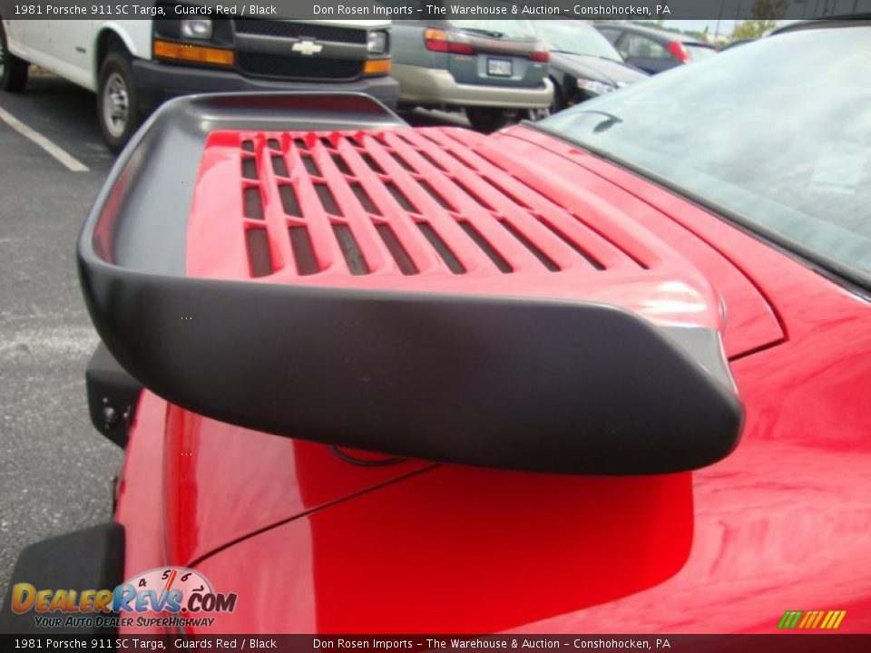 1981 Porsche 911 SC Targa Guards Red / Black Photo #24