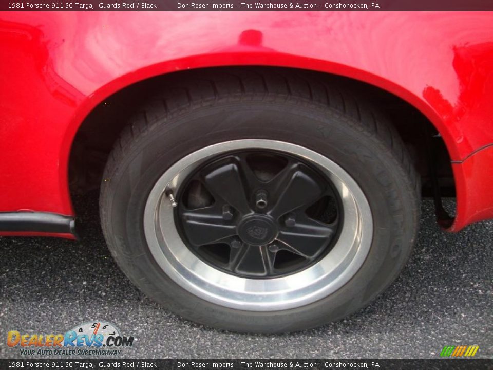 1981 Porsche 911 SC Targa Guards Red / Black Photo #28